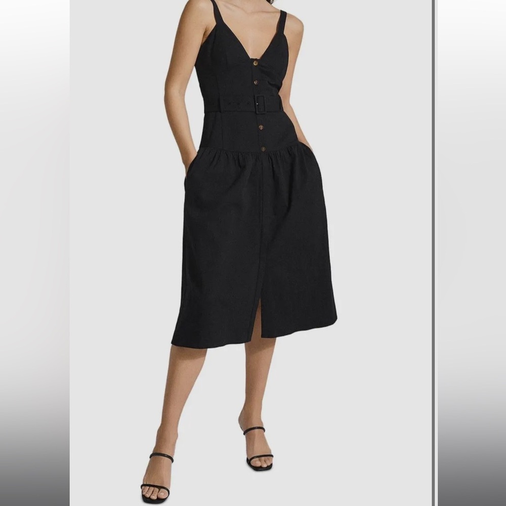 Reiss black dress size 0
